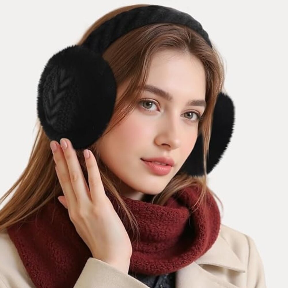 Faux Fur Foldable Earmuffs